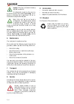 Preview for 8 page of FISCHER DE46 Operating Manual