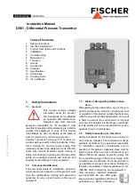 FISCHER DE61 Instruction Manual preview