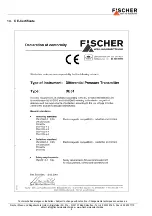 Предварительный просмотр 8 страницы FISCHER DE61 Instruction Manual