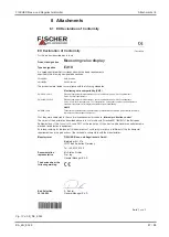 Preview for 87 page of FISCHER EA16 Series Operating Manual