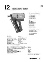 Preview for 21 page of FISCHER FGW 90F User Manual