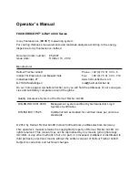 Preview for 2 page of FISCHER FISCHERSCOPE X-RAY 4000 Series Operator'S Manual