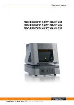 Preview for 1 page of FISCHER FISCHERSCOPE X-RAY XDLM 231 Operator'S Manual