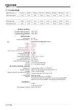 Предварительный просмотр 6 страницы FISCHER ME49F Series Operating Manual