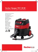 FISCHER Sauger FVC 35 M Operating Instructions Manual preview