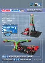 fischertechnik Robotics BT Beginner Assembly Instruction Manual preview
