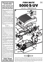 fish mate 5000 S-UV Instructions preview