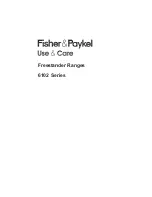 Предварительный просмотр 1 страницы Fisher & Paykel 6102 Paprika Use And Care Manual