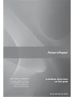 Предварительный просмотр 1 страницы Fisher & Paykel ActiveSmart E372B Installation Instructions And User Manual