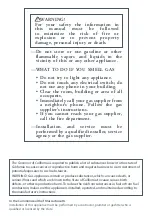 Preview for 2 page of Fisher & Paykel AeroCare DE7027G1 Installation Instructions And User Manual