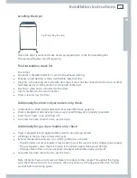 Preview for 33 page of Fisher & Paykel AeroSmart DE27C Installation Instructions And User Manual