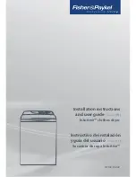 Preview for 1 page of Fisher & Paykel AeroSmart DE27CW1 Installation Instructions And User Manual