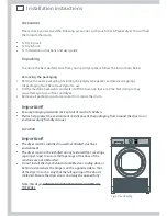 Preview for 8 page of Fisher & Paykel AeroXL Installation Instructions And User Manual