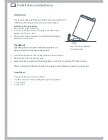 Preview for 10 page of Fisher & Paykel AquaSmart WL37T26DW2 Installation Instructions And User Manual