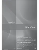 Предварительный просмотр 112 страницы Fisher & Paykel AquaSmart Installation And User Manual