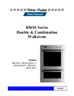 Fisher & Paykel BI601 Series Parts Manual предпросмотр