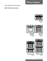 Fisher & Paykel BI602 Series Installation Instructions Manual preview