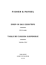 Предварительный просмотр 1 страницы Fisher & Paykel CDV2 Series User Manual