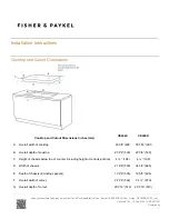 Preview for 1 page of Fisher & Paykel CE244C Installation Instructions Manual