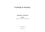 Preview for 1 page of Fisher & Paykel CE244DTB1 Installation Manual