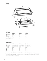 Preview for 54 page of Fisher & Paykel CG603 SERIES Installation Instructions Manual