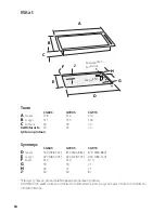 Preview for 64 page of Fisher & Paykel CG603 SERIES Installation Instructions Manual