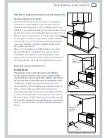 Preview for 11 page of Fisher & Paykel CG705 Series Installation Instructions And User Manual