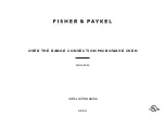 Preview for 1 page of Fisher & Paykel CMOH30SS Installation Manual