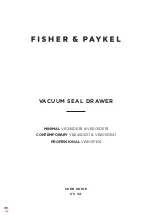 Fisher & Paykel CONTEMPORARY VB24SDEX1 User Manual preview