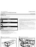 Preview for 1 page of Fisher & Paykel COOLDRAWER Installation Instructions Manual