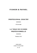 Fisher & Paykel CPV2 Series User Manual preview