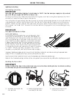 Preview for 26 page of Fisher & Paykel DCS BE Installation Manual/User Manual