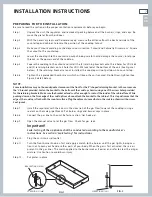 Preview for 9 page of Fisher & Paykel DCS CDU Series Installation Instructions And User Manual