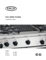 Предварительный просмотр 1 страницы Fisher & Paykel DCS RGS Series Installation Manual