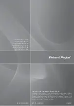 Preview for 64 page of Fisher & Paykel Dd24, dd60 User Manual