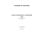 Fisher & Paykel DD24SDFT Installation Manual preview