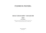 Fisher & Paykel DD60SCTW9 Installation Manual предпросмотр