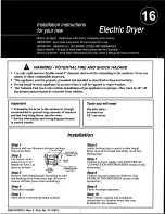 Fisher & Paykel DE09 Install Manual preview