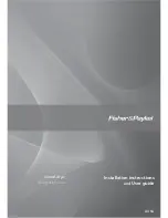 Fisher & Paykel DE60F60EW1 Installation Instructions And User Manual preview