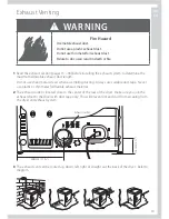 Preview for 19 page of Fisher & Paykel DE60FA2 Installation Instructions And User Manual