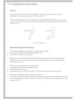 Preview for 16 page of Fisher & Paykel DE62T27DW2 Installation Instructions And User Manual