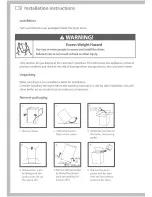 Preview for 20 page of Fisher & Paykel DE62T27DW2 Installation Instructions And User Manual