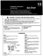 Fisher & Paykel DG60FA27AW2-96979 Installation Instructions Manual preview