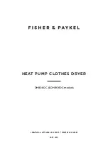 Fisher & Paykel DH8060C Installation Manual/User Manual preview