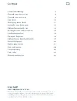 Preview for 3 page of Fisher & Paykel DishDrawer DD60 Series User Manual