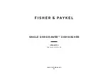 Fisher & Paykel DISHDRAWER DD60SHI9 Installation Manual предпросмотр