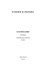 Fisher & Paykel DW60U2I User Manual preview