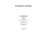 Fisher & Paykel DW60UC2X Installation Manual preview