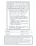 Preview for 2 page of Fisher & Paykel DXIG2 User Manual