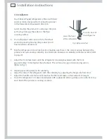 Preview for 12 page of Fisher & Paykel E150 Installation Instructions And User Manual